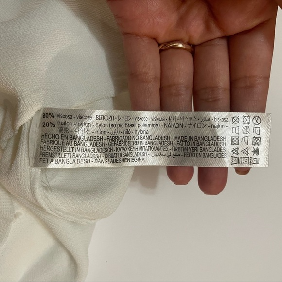 Zara white top sleeveless woman’s M - Picture 5 of 6